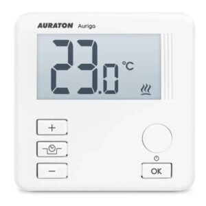 Терморегулятор для теплого пола Aurato Auriga 250 В программируемый, белый (AUR00AUG00000)