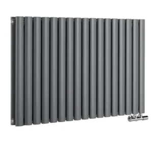 Дизайнерский радиатор Rastas Aurora 2 500x1020 горизонтальный, серый матовый (3610620002538)