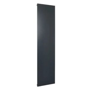Дизайнерский радиатор Rastas Verona 1800x450 вертикальный, черный матовый