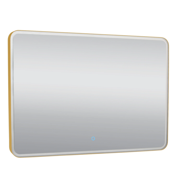 Зеркала для ванной комнаты Aqua Rodos Донато Gold 1000х700