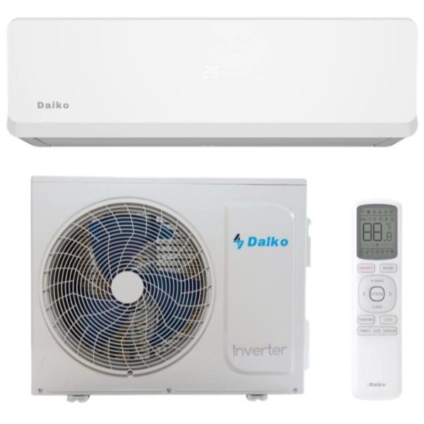 Кондиционер Daiko Novator 25м2 (-20°С) R32 инверторный, белый + пульт ДУ (Wi-Fi Ready)