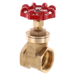 Задвижка Koer KR.280 1 1/2" резьбовая, латунная (KR2909)