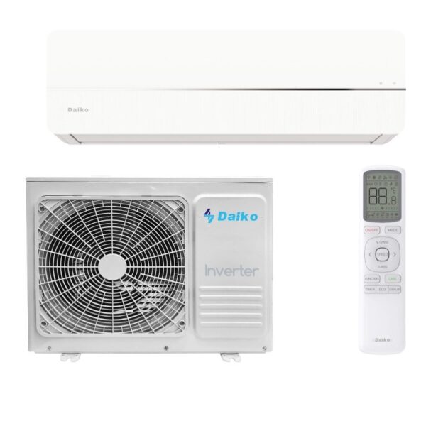 Кондиционер Daiko Grace H09GR/NSK-H09INGR 25м2 (-25°С) R32 инверторный, белый + пульт ДУ (Wi-Fi Ready)
