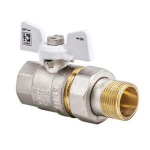 Кран с американкой Koer KR.227.W 1/2″ ВН прямой, латунь (KR0015)