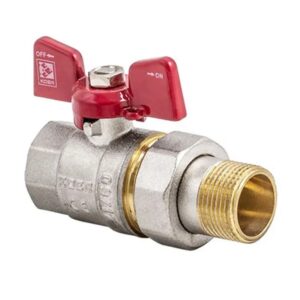 Кран с американкой Koer KR.227 3/4″ ВН прямой, латунь (KR0017)