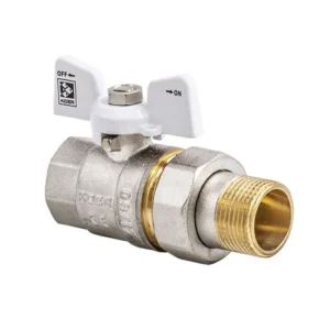 Кран с американкой Koer KR.227 1″ ВН прямой, латунь (KR0098)