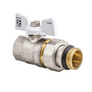 Кран с американкой Koer KR.227.W-Gi 1/2″ ВН прямой, латунь (KR0190)