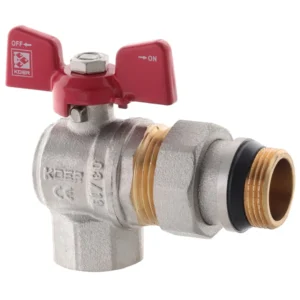 Кран с американкой Koer KR.228-Gi 3/4″ ВН угловой, латунь (KR0194)