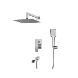 Душевая система Koer KB-66007-01 скрытого монтажа, латунь, хром (KR3464)