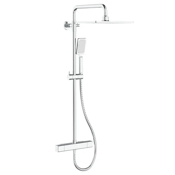 Душевая система Koer KB-53011-01 с термостатом, латунь, хром (KR4722)