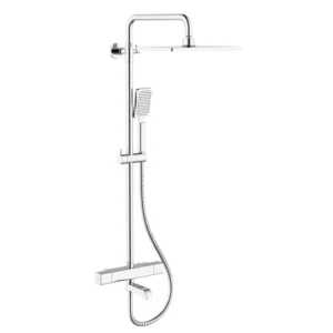 Душевая система Koer KB-57011-01 с термостатом, латунь, хром (KR4724)