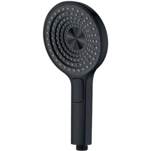 Лейка для душа Koer KP-0403-05 пластик, черная матовая (KR4993)