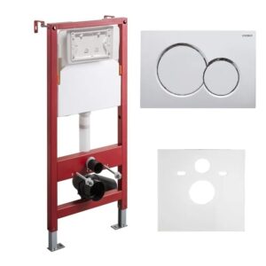 Инсталляция Koer KT-0501-01 1125x500 для унитаза + клавиша смыва KT-0501-01 (KR5168)