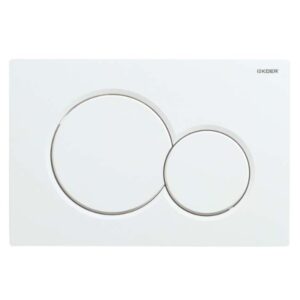 Клавиша смыва Koer KT-0601-03 пластик, белый матовый (KR5175)
