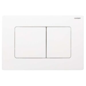 Клавиша смыва Koer KT-0602-03 пластик, белая матовая (KR5180)