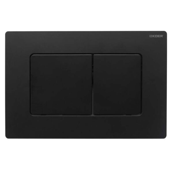 Клавиша смыва Koer KT-0602-05 пластик, черная матовая (KR5181)