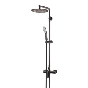Душевая система Koer KB-52028-05 без излива, латунь, черная матовая (KR5310)