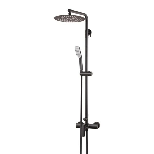 Душевая система Koer KB-52028-05 без излива, латунь, черная матовая (KR5310)