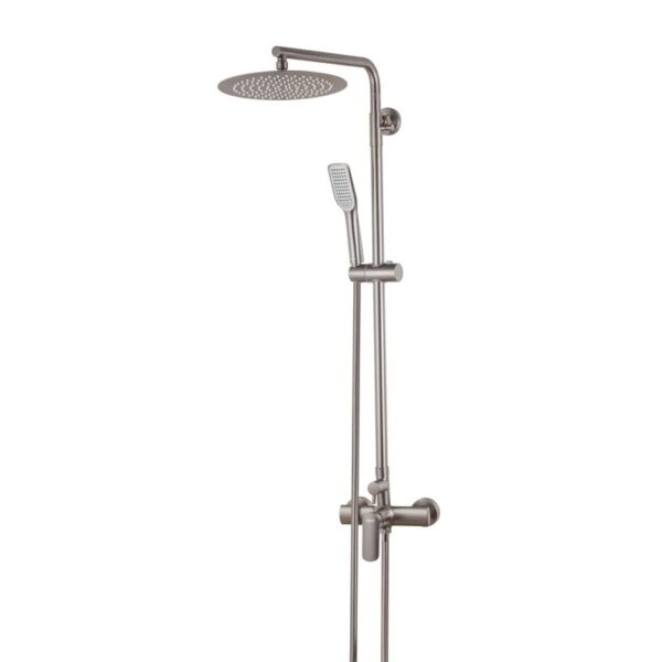 Душевая система Koer KB-52028-07 без излива, латунь, графит (KR5312)