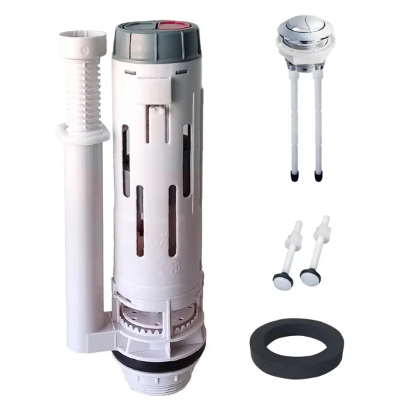Сливной механизм для бачка унитаза Koer KT-0202 (2 режима) (KR5338)