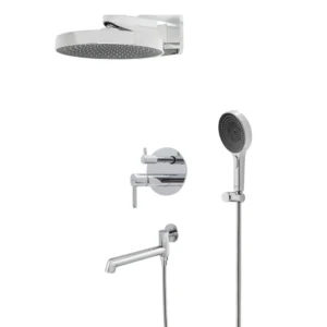 Душевая система Koer KB-66029-01 скрытого монтажа, латунь, хром (KR5483)