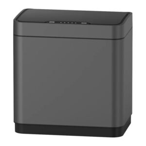 Ведро для мусора Koer TC-020312-07 12 л нержавеющая сталь, графит (KR5587)