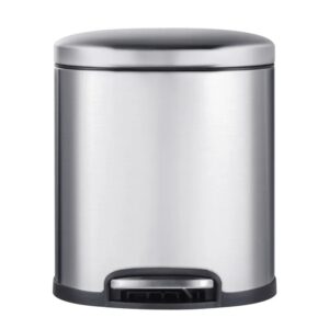 Ведро для мусора Mixxus Premium Topper-TC0205 5 л с плавным закрытием, хром (MI7059)