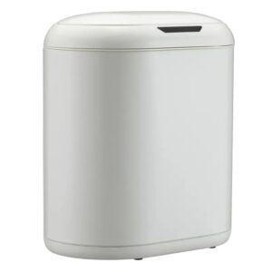 Ведро для мусора Mixxus Premium Topper-TC0112 12 л сенсорное, белое матовое (MI7082)