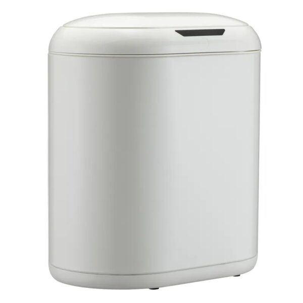 Ведро для мусора Mixxus Premium Topper-TC0112 12 л сенсорное, белое матовое (MI7082)