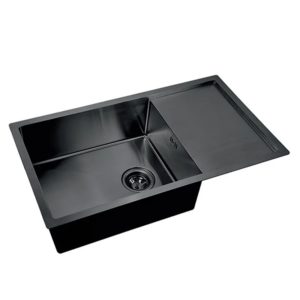 Кухонная мойка Mixxus MX7844-200 780х440 универсальная, прямоугольная, черная (1 мм) (MX0561)