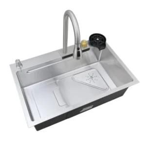 Многофункциональная мойка Mixxus Premium MH7246-SET-01.SUS304 720х460 нержавеющая сталь, хром + смеситель (MX1697)