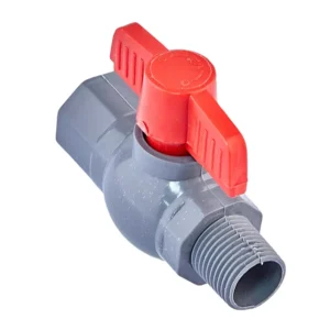 Шаровой кран Plamix 1/2″ ВН прямой, пластик (PM0619)