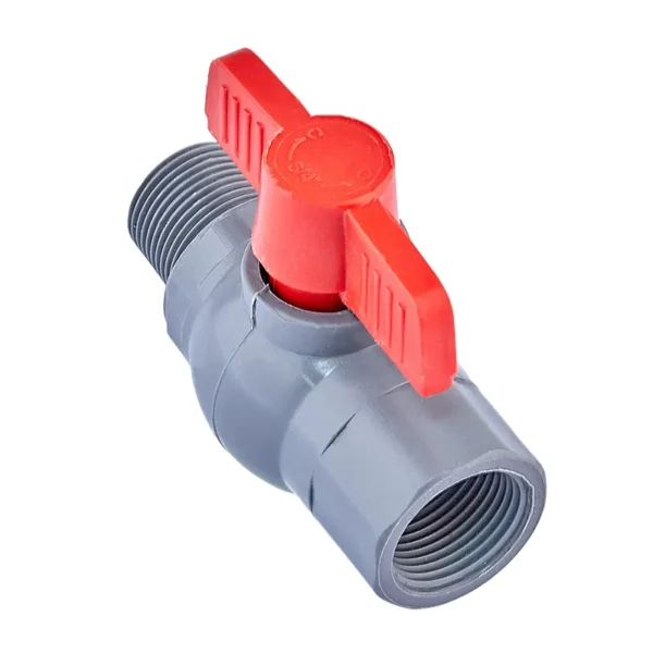 Шаровой кран Plamix 3/4″ ВН прямой, пластик (PM0620)