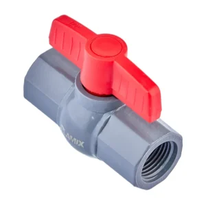 Шаровой кран Plamix 1/2″ ВВ прямой, пластик (PM0625)