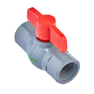 Шаровой кран Plamix 3/4″ ВВ прямой, пластик (PM0626)