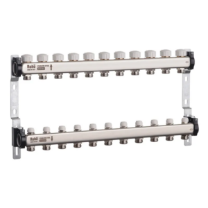 Коллектор теплого пола Roho R805-11 1″x3/4″ 11 выходов, без расходомеров (RO0065)
