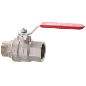 Шаровой кран Roho R201-050 1/2″ ВН прямой, латунь (RO0071)