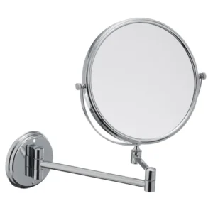 Зеркало косметическое Zerix LR6108 200х200 с увеличением, хром (ZX2712)
