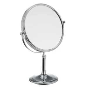 Зеркало косметическое Zerix LR6208 200х200 с увеличением, хром (ZX2713)