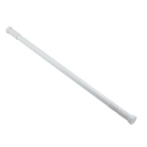 Карниз для ванной Zerix CRA 110-200 см телескопический, алюминиевый, белый (ZX4998)