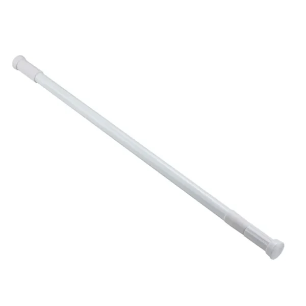 Карниз для ванной Zerix CRA 110-200 см телескопический, алюминиевый, белый (ZX4998)