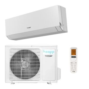 Кондиционер Hoapp Design HSZ-EF28VAN/HUZ-EF28VA 25м2 (-25°С) R32 инверторный, белый + пульт ДУ (Wi-Fi)