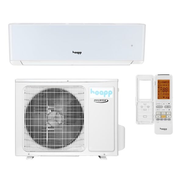 Кондиционер Hoapp Winter HSZ-FH28VAN/HUZ-FH28VA 25м2 (-30°С) R32 инверторный, белый + пульт ДУ (Wi-Fi)