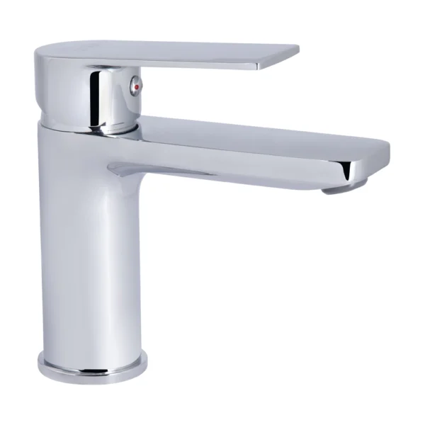 Смеситель для умивальника низкий Qtap Aries, хром (k35)