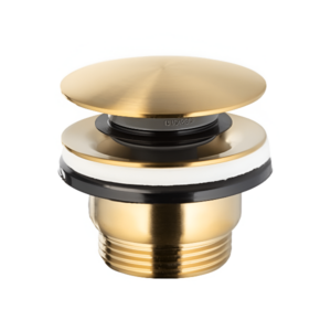 Донный клапан KFA Armatura 1 1/4" для раковины, золото матовое (660-320-31)