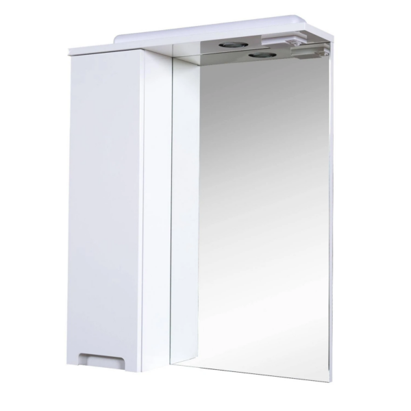 Зеркальный шкаф в ванную Aqua Rodos Квадро 740х600
