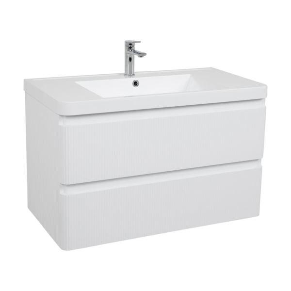 Тумба в ванную Aqua Rodos Акцент ЛЮКС 900х450 подвесная