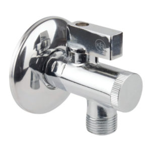 Приборный кран KFA Armatura 1/2"х1/2" угловой, с фильтром, латунь (707-010-15)