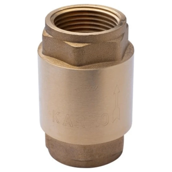 Обратный клапан Karro 1/2" ВН , латунь (KR0194)