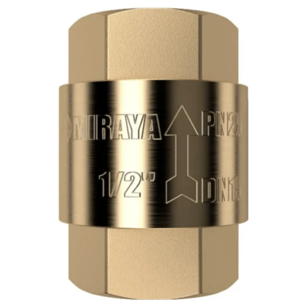 Обратный клапан Miraya 1" ВВ, латунь (401103)